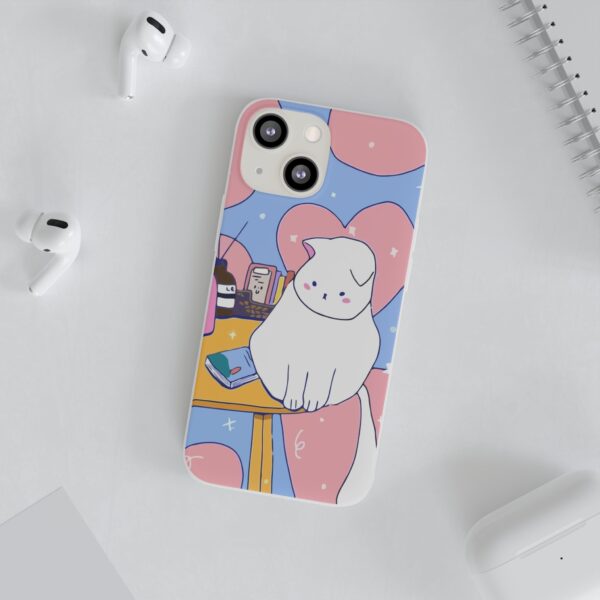 White Cat Flexi Cases For Samsung and iPhone - Image 141