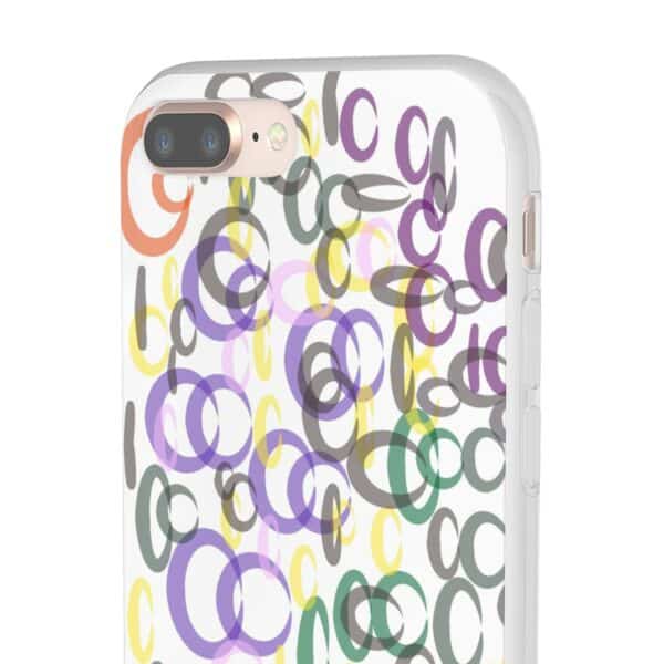 Colorful. Circles Flexi Cases For iPhone Samsung - Image 5