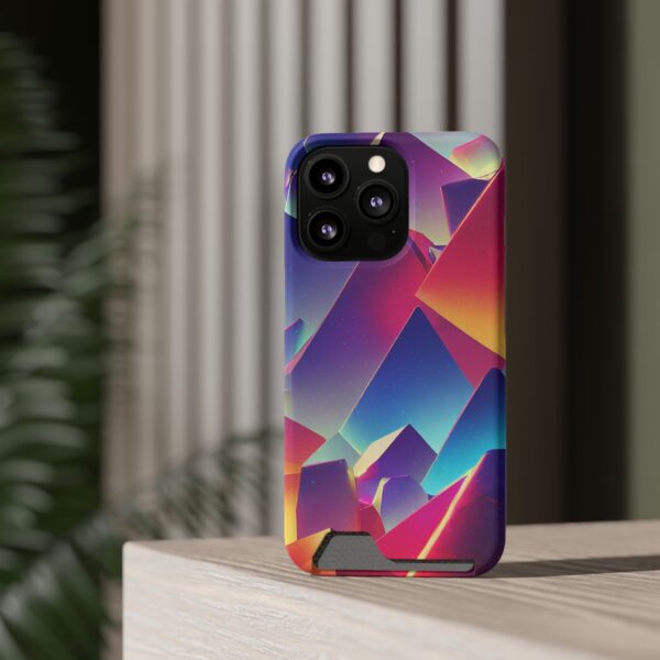 Rainbow Designs Phone Case With Card Holder For iPhone and Samsung - Image 128