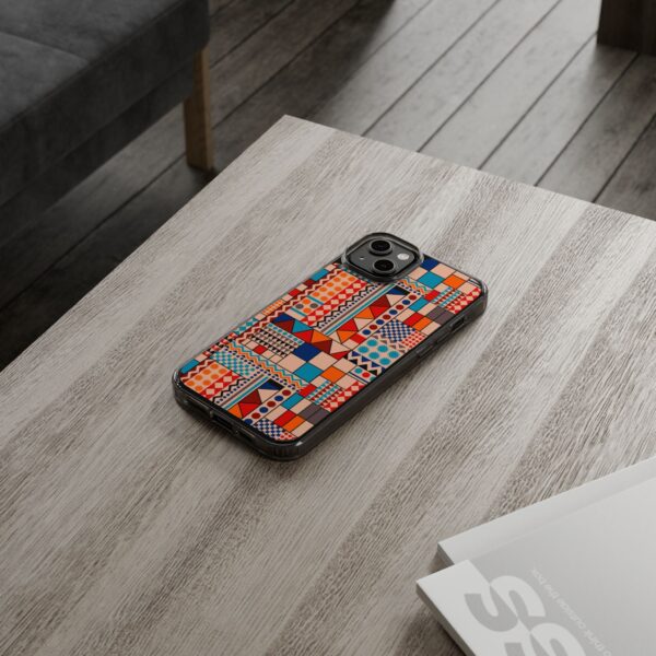 Patchwork Pattern Clear Cases For iPhone and Samsung - Image 61