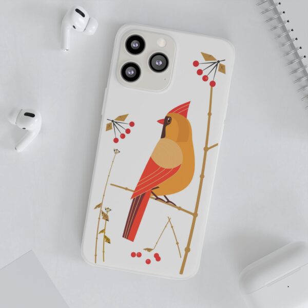 Red Cardinal Female On Flexi Cases Custom Phone Cases For iPhone and Samsung Series - Image 145