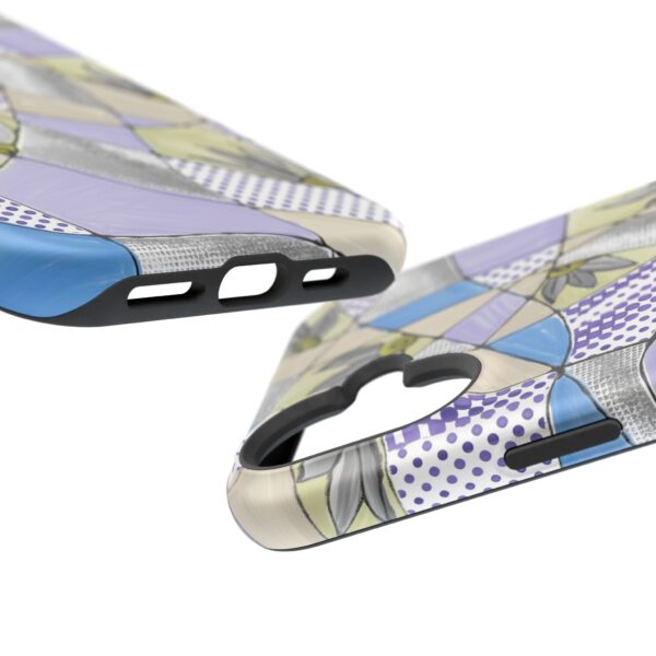 Wave Tiles | Floral Magnetic Tough Case for iPhone - Image 112