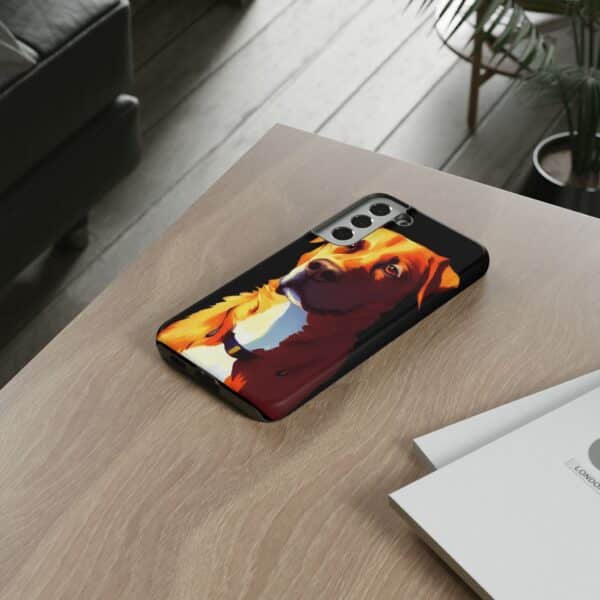 Dog Portrait On Tough Cases Custom Phone Cases For iPhone Google Pixel and Samsung Series. - Image 90