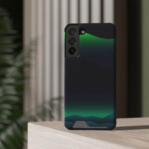 Aurora Lights On Phone Case With Card Holder Custom Phone Cases For iPhone and Samsung - Image 12