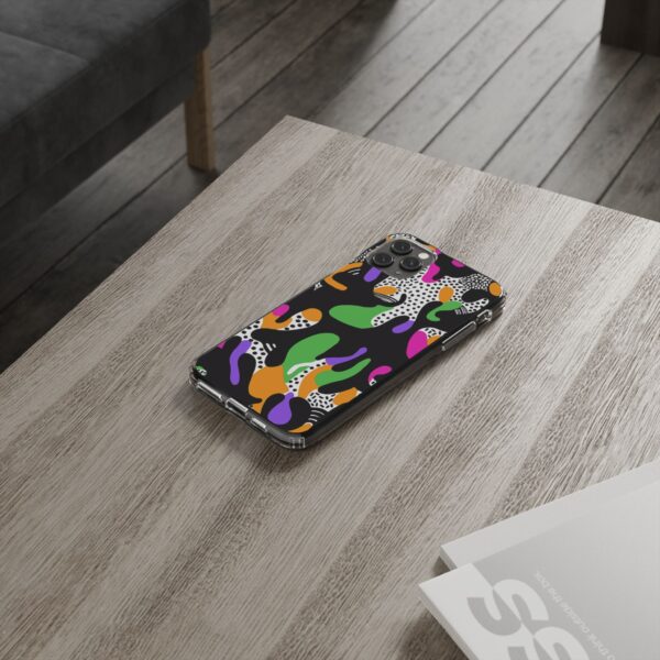 Colorful shapes Clear Cases For Samsung iPhone - Image 41