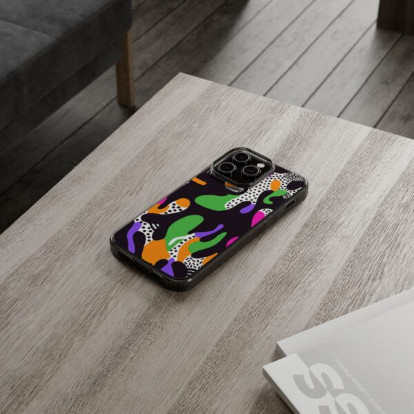 Colorful shapes Clear Cases For Samsung iPhone - Image 65