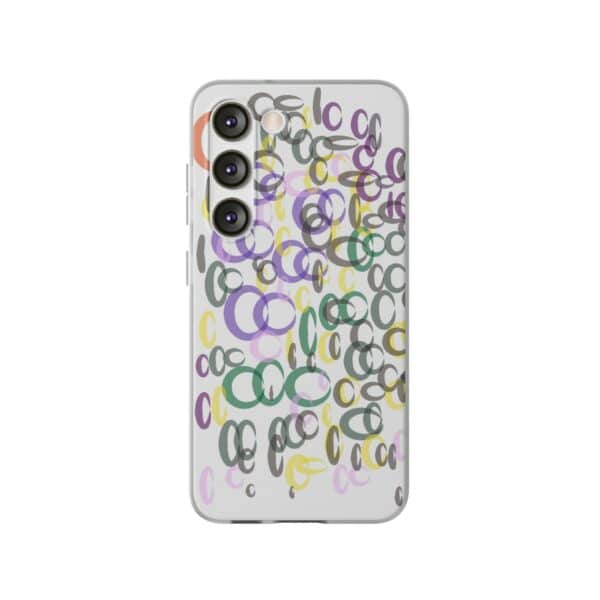 Colorful. Circles Flexi Cases For iPhone Samsung - Image 241