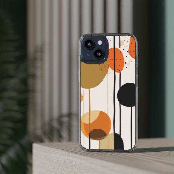 Orange Floral and Polka Dot Clear Cases - Image 3