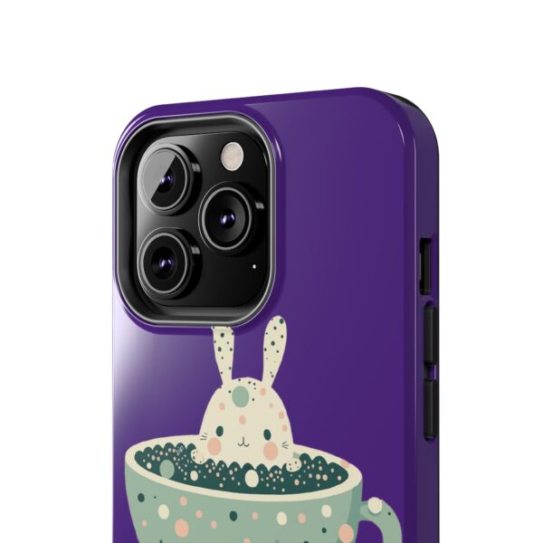 Cute Bunny in a Coffee Cup On Tough Phone Cases, Case-Mate Custom Phone Case For iPhone Series - Image 51