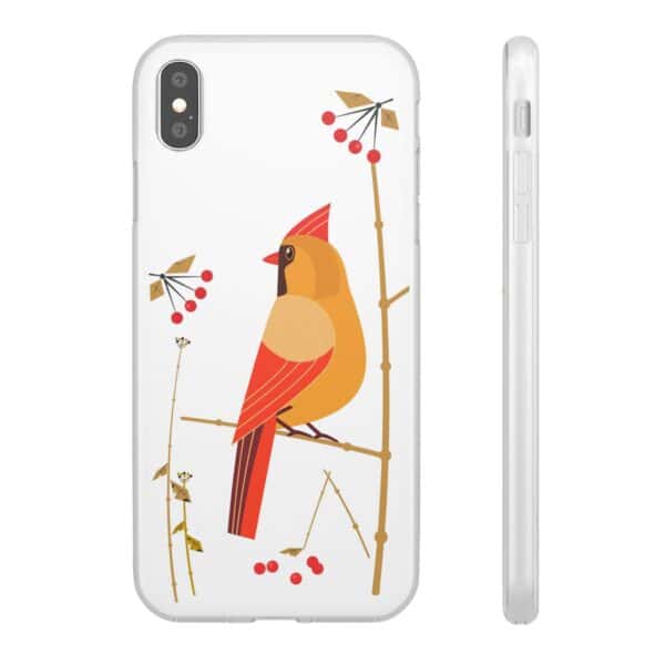 Red Cardinal Female On Flexi Cases Custom Phone Cases For iPhone and Samsung Series - Image 22