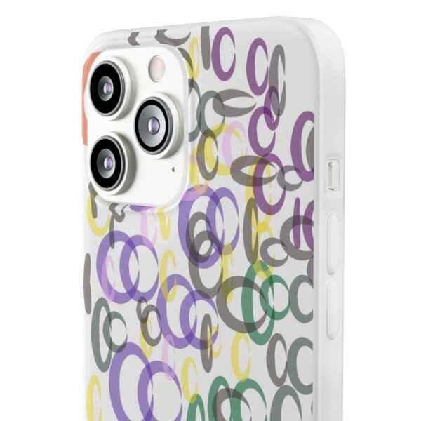 Colorful. Circles Flexi Cases For iPhone Samsung - Image 137