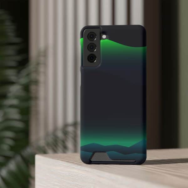 Aurora Lights On Phone Case With Card Holder Custom Phone Cases For iPhone and Samsung - Image 148