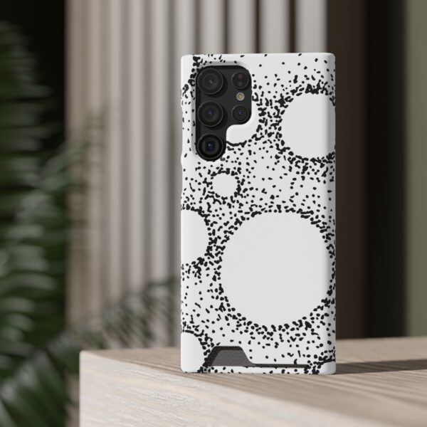Rounded Shapes Phone Case With Card Holder Custom Phone Case For iPhone and Samsung - Image 100