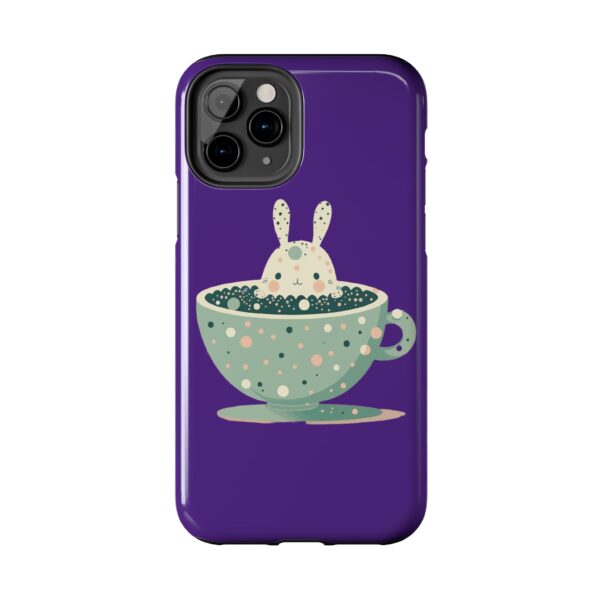 Cute Bunny in a Coffee Cup On Tough Phone Cases, Case-Mate Custom Phone Case For iPhone Series - Image 17