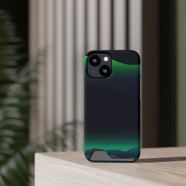 Aurora Lights On Phone Case With Card Holder Custom Phone Cases For iPhone and Samsung - Image 40
