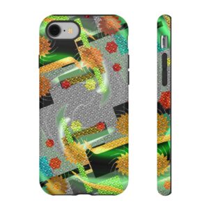 Rainbow Designs Stunning Flowers On Tough Cases Custom Phone Cases For iPhone Google Pixel and Samsung Series