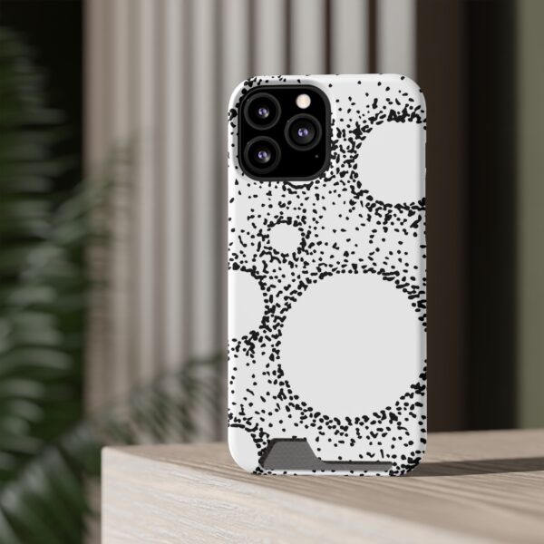 Rounded Shapes Phone Case With Card Holder Custom Phone Case For iPhone and Samsung - Image 136