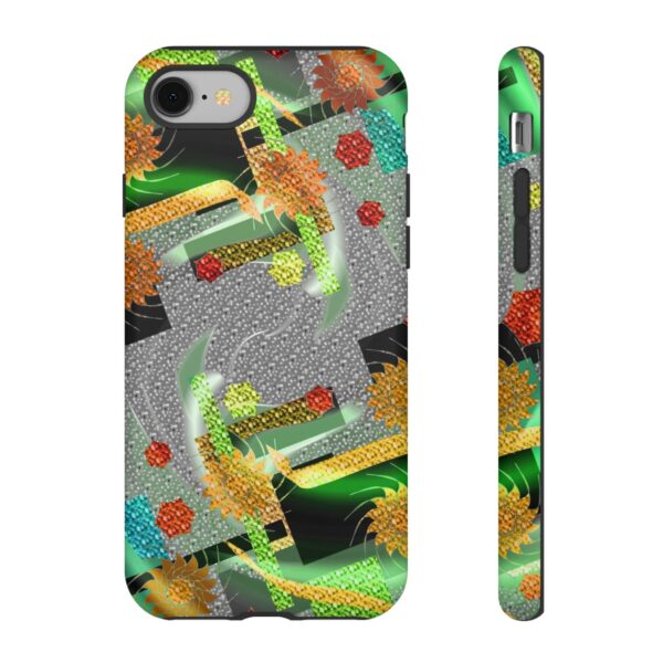 Rainbow Designs Stunning Flowers On Tough Cases Custom Phone Cases For iPhone Google Pixel and Samsung Series - Image 2