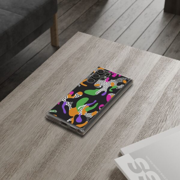 Colorful shapes Clear Cases For Samsung iPhone - Image 50