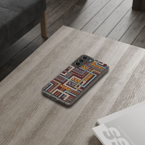 Digital Pattern Clear Cases For iPhone and Samsung - Image 47