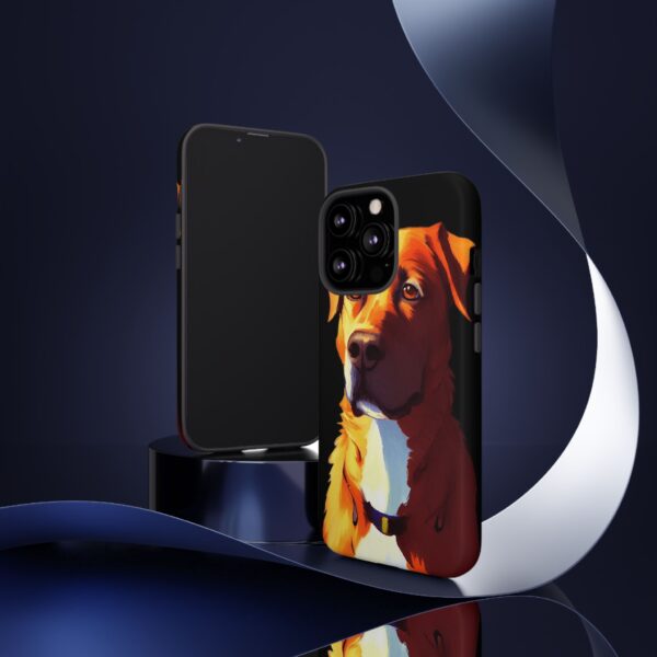Dog Portrait On Tough Cases Custom Phone Cases For iPhone Google Pixel and Samsung Series. - Image 50