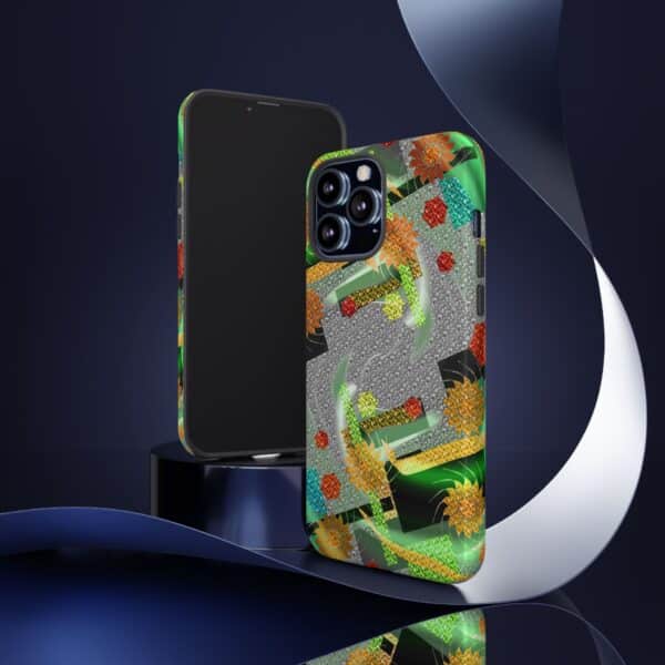 Rainbow Designs Stunning Flowers On Tough Cases Custom Phone Cases For iPhone Google Pixel and Samsung Series - Image 52
