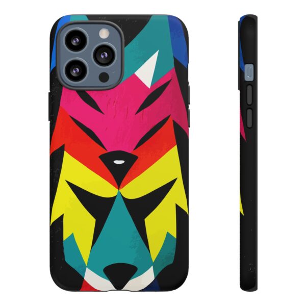 Rainbow Designs Wolf Head On Tough Cases Custom Phone Cases For iPhone Google Pixel and Samsung Series - Image 53