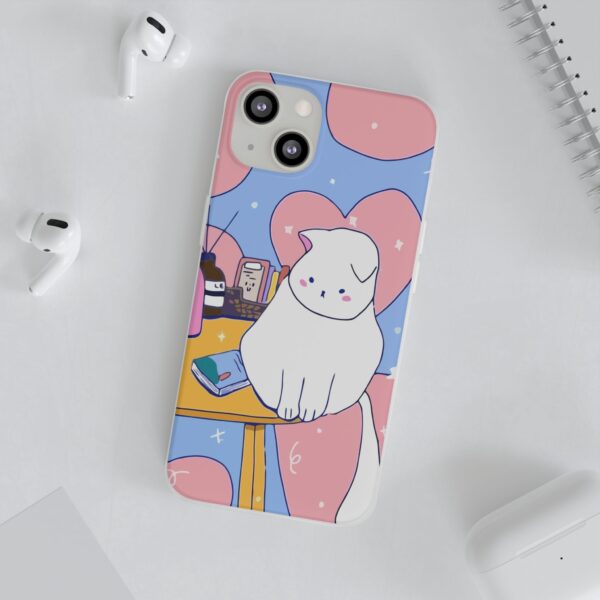 White Cat Flexi Cases For Samsung and iPhone - Image 129