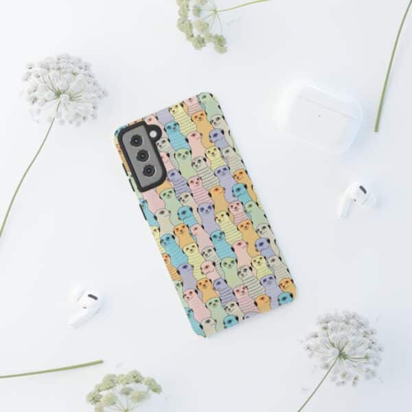 Rainbow Designs Merkats On Tough Cases Custom Phone Cases For iPhone and Samsung Series. - Image 62