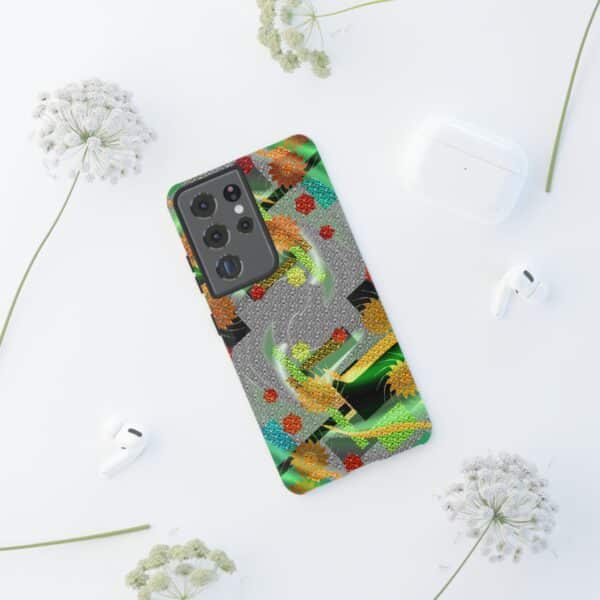 Rainbow Designs Stunning Flowers On Tough Cases Custom Phone Cases For iPhone Google Pixel and Samsung Series - Image 64