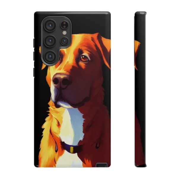 Dog Portrait On Tough Cases Custom Phone Cases For iPhone Google Pixel and Samsung Series. - Image 91