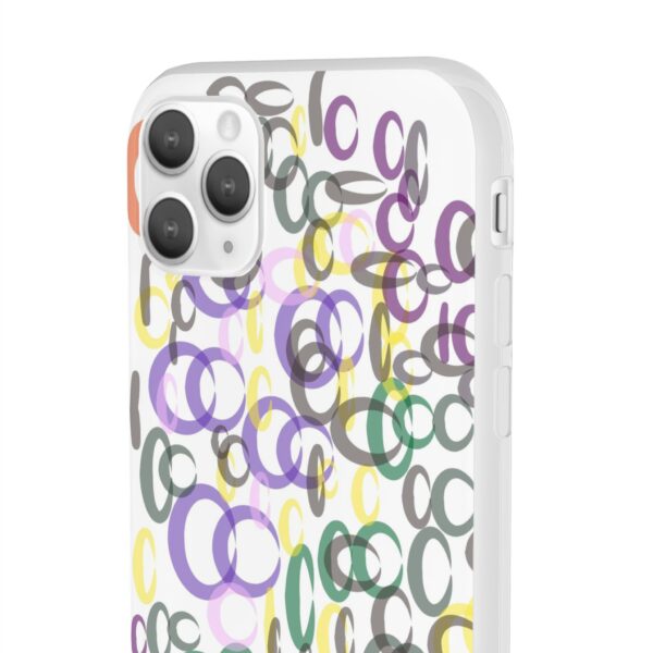 Colorful. Circles Flexi Cases For iPhone Samsung - Image 60