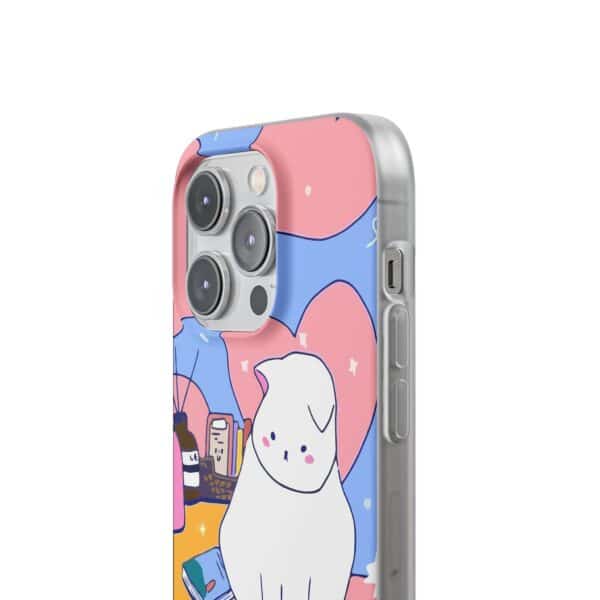 White Cat Flexi Cases For Samsung and iPhone - Image 230