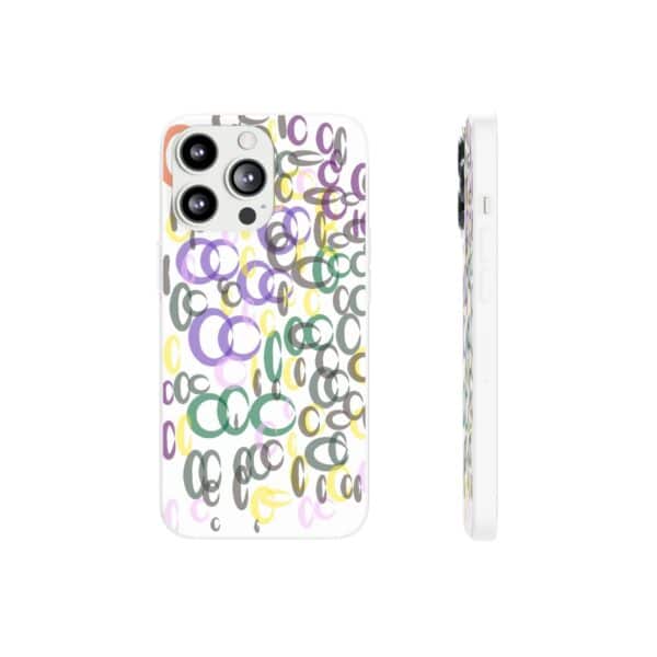 Colorful. Circles Flexi Cases For iPhone Samsung - Image 147