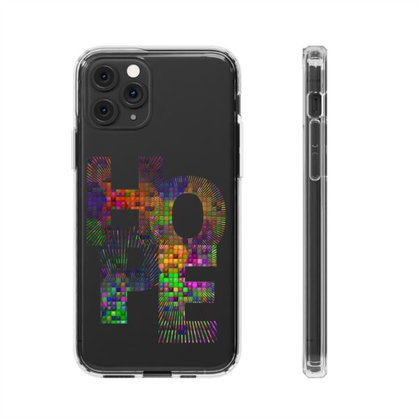 Rainbow Designs "HOPE" On Clear Cases For iPhone and Samsung - Image 37