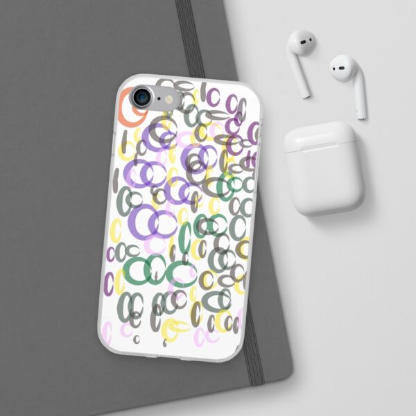 Colorful. Circles Flexi Cases For iPhone Samsung - Image 12
