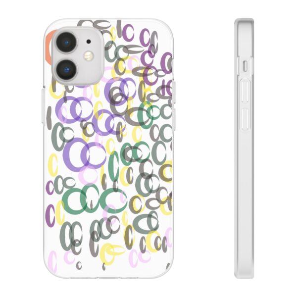 Colorful. Circles Flexi Cases For iPhone Samsung - Image 71