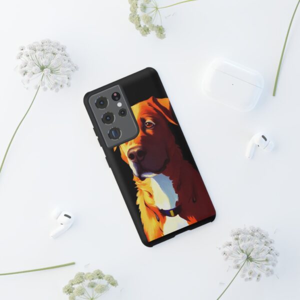 Dog Portrait On Tough Cases Custom Phone Cases For iPhone Google Pixel and Samsung Series. - Image 66