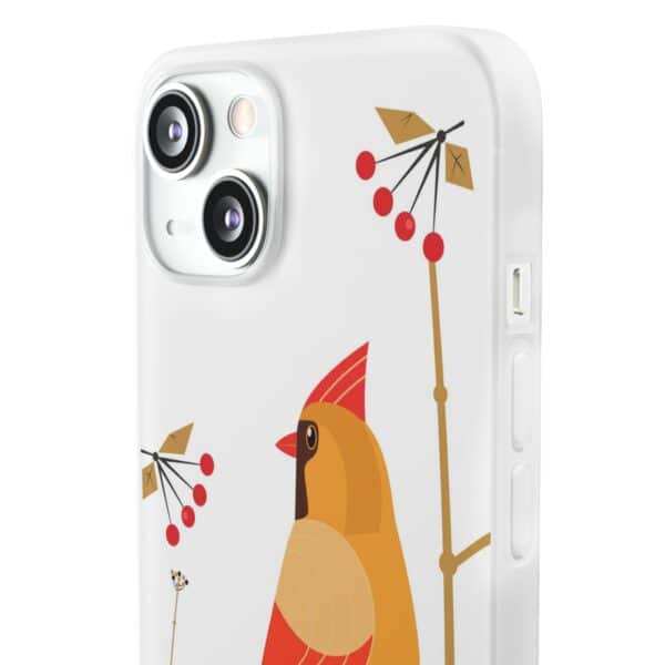 Red Cardinal Female On Flexi Cases Custom Phone Cases For iPhone and Samsung Series - Image 128