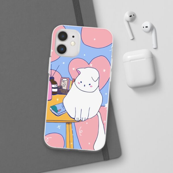 White Cat Flexi Cases For Samsung and iPhone - Image 45