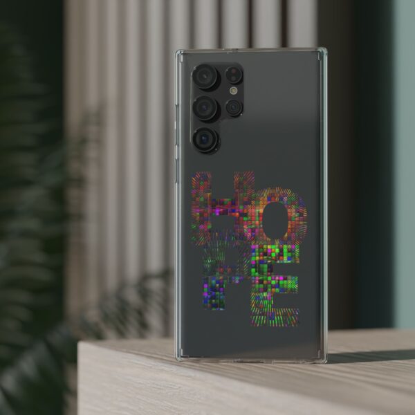Rainbow Designs "HOPE" On Clear Cases For iPhone and Samsung - Image 51