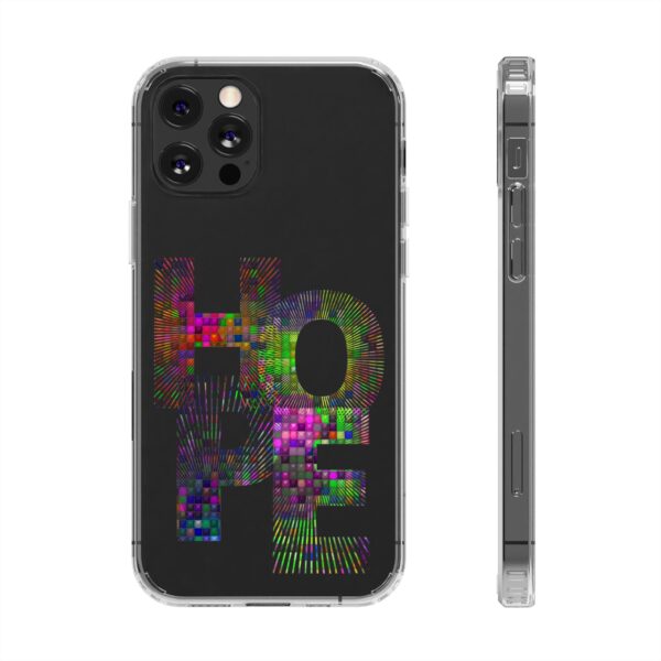 Rainbow Designs "HOPE" On Clear Cases For iPhone and Samsung - Image 28