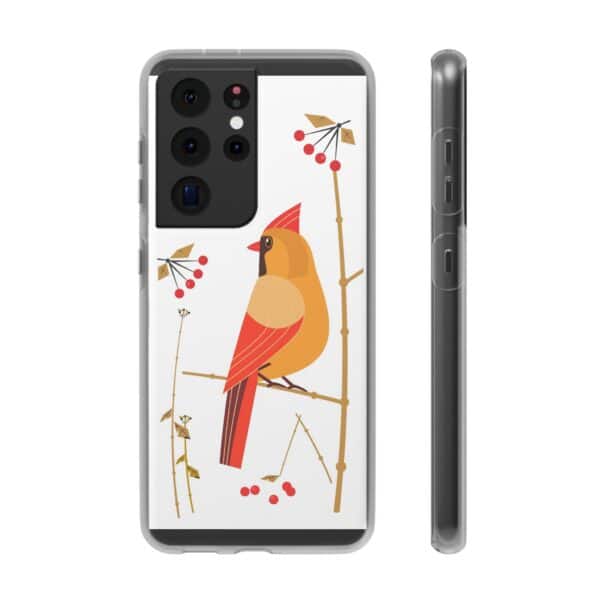 Red Cardinal Female On Flexi Cases Custom Phone Cases For iPhone and Samsung Series - Image 161