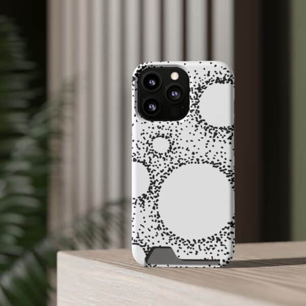 Rounded Shapes Phone Case With Card Holder Custom Phone Case For iPhone and Samsung - Image 48