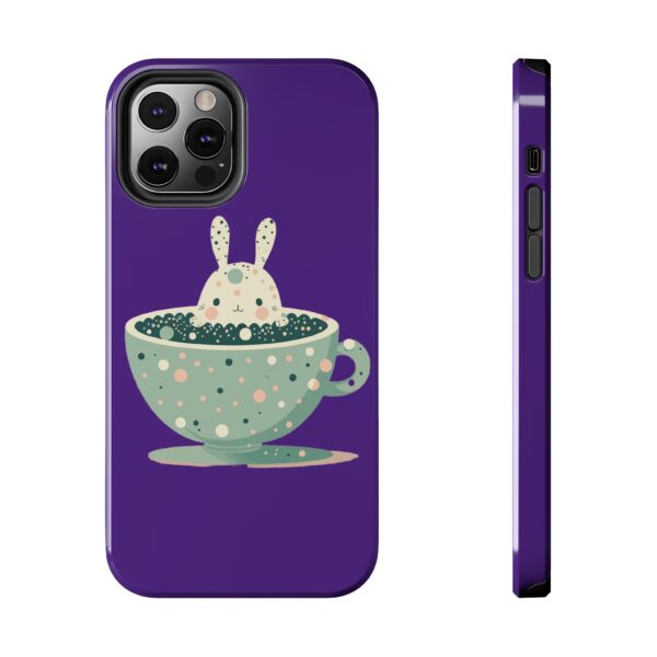 Cute Bunny in a Coffee Cup On Tough Phone Cases, Case-Mate Custom Phone Case For iPhone Series - Image 32