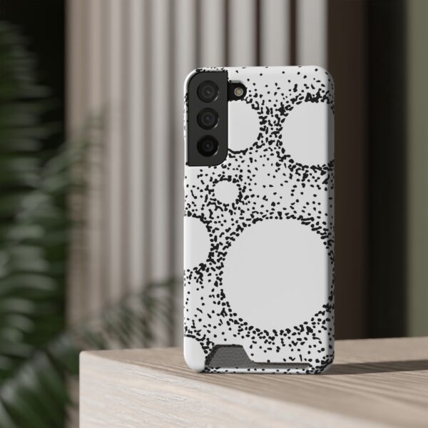 Rounded Shapes Phone Case With Card Holder Custom Phone Case For iPhone and Samsung - Image 12