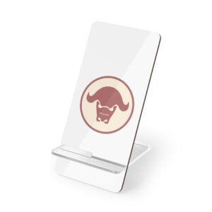 Sleek Mobile Display Stand for Smartphones | Modern Design | white