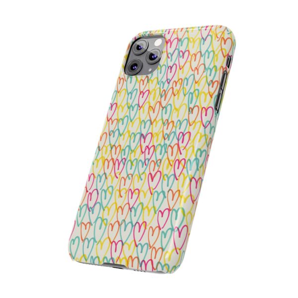 Colorful Hearts On Slim Phone Cases Case-Mate Custom Phone Cases For iPhone and Samsung Series - Image 20