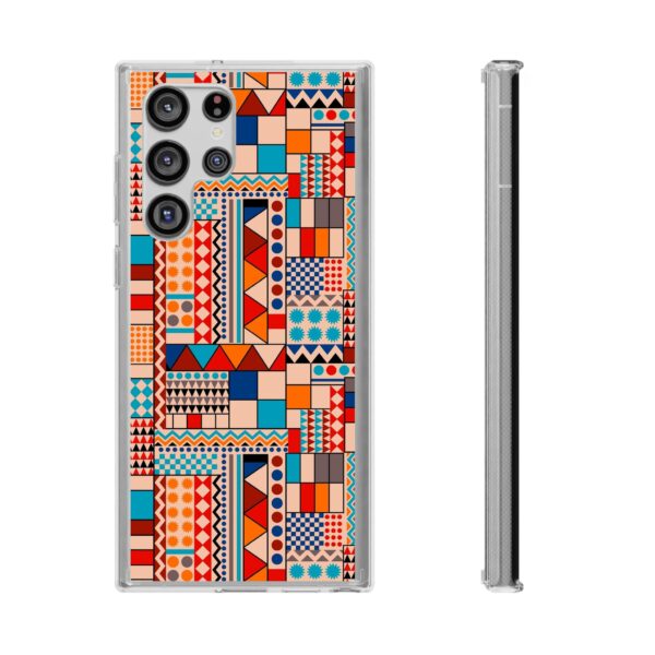 Patchwork Pattern Clear Cases For iPhone and Samsung - Image 49