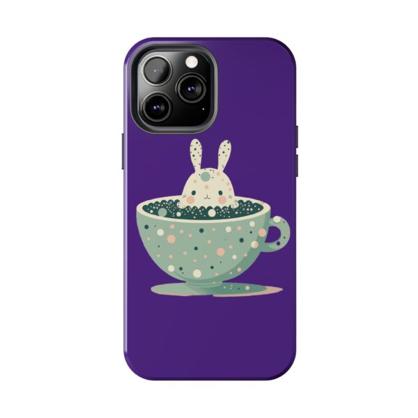 Cute Bunny in a Coffee Cup On Tough Phone Cases, Case-Mate Custom Phone Case For iPhone Series - Image 53